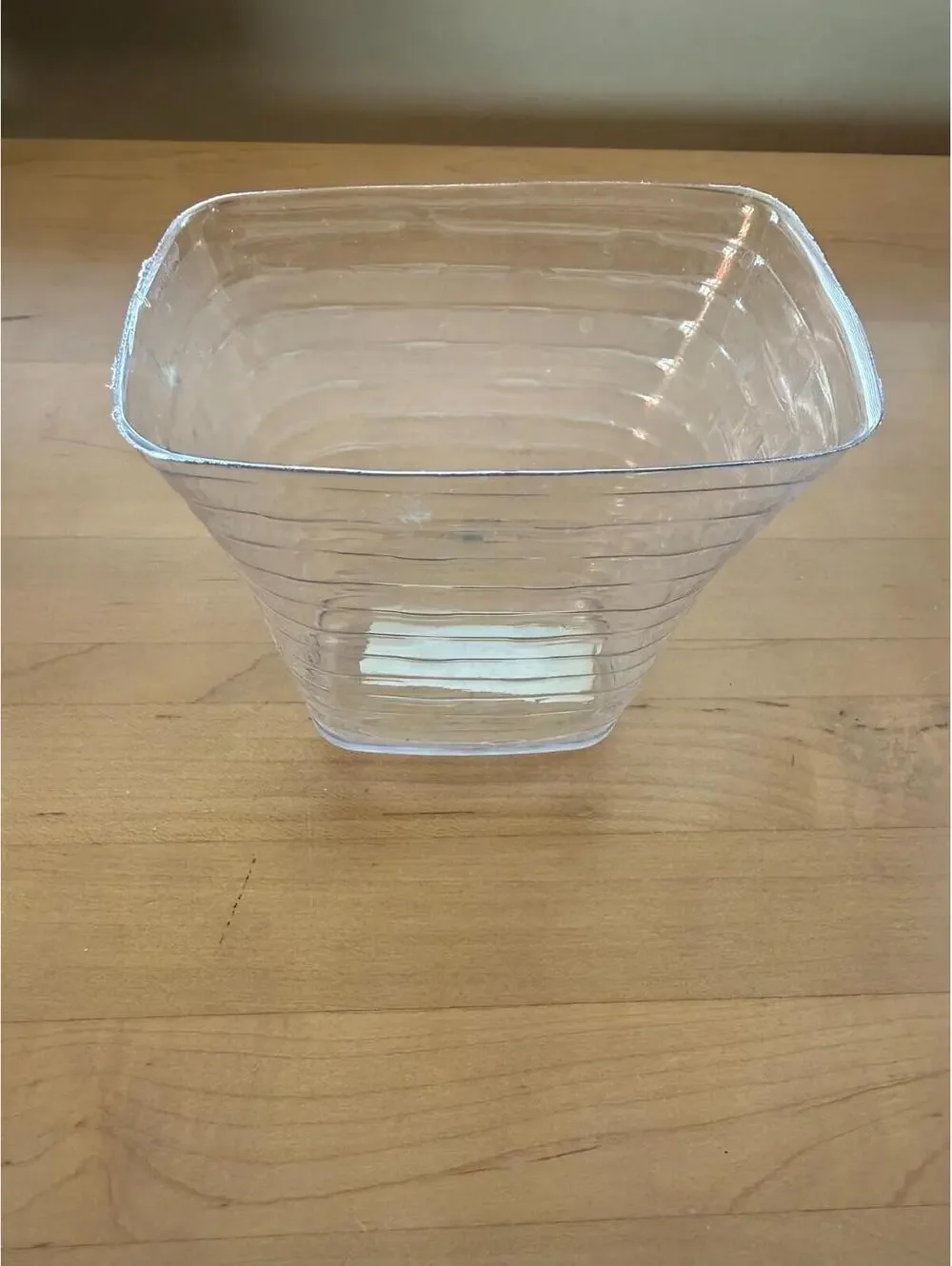 Longaberger Basket Clear Plastic Protector #40813 Dresden Tour 5.25L x 4W x 5.5H
